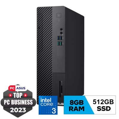 Máy tính bộ – PC ASUS ExpertCenter D5 D500ME-313100101W (Chip Intel Core i3-13100 | RAM 8GB | SSD 512GB PCIE | Wifi + BlueTooth | Win 11 bản quyền)