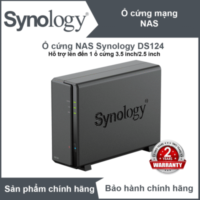 Thiết bị lưu trữ NAS Synology DS124